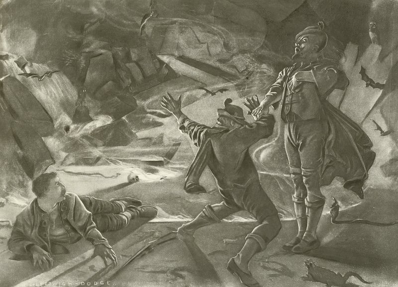 Der Freischutz, Acte II laatste scène (gravure) door William de Leftwich Dodge
