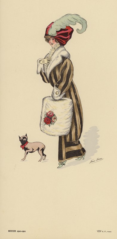Wintermode 1910-1911 door Xavier Sager