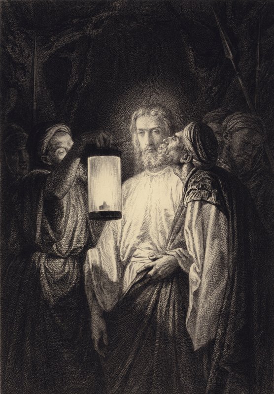 Het verraad van Judas door after Albert Robida