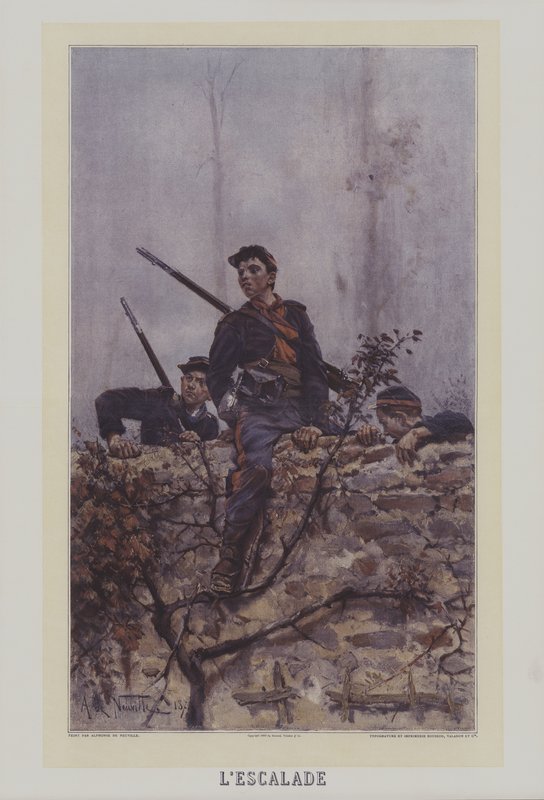 De Klim door after Alphonse Marie de Neuville