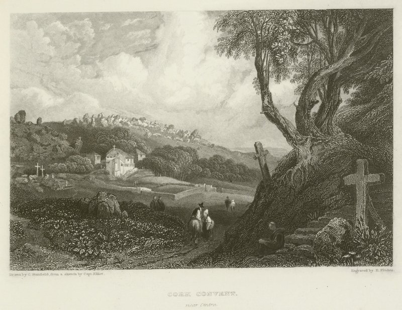 Klooster van Cork, nabij Cintra door after C. Stanfield