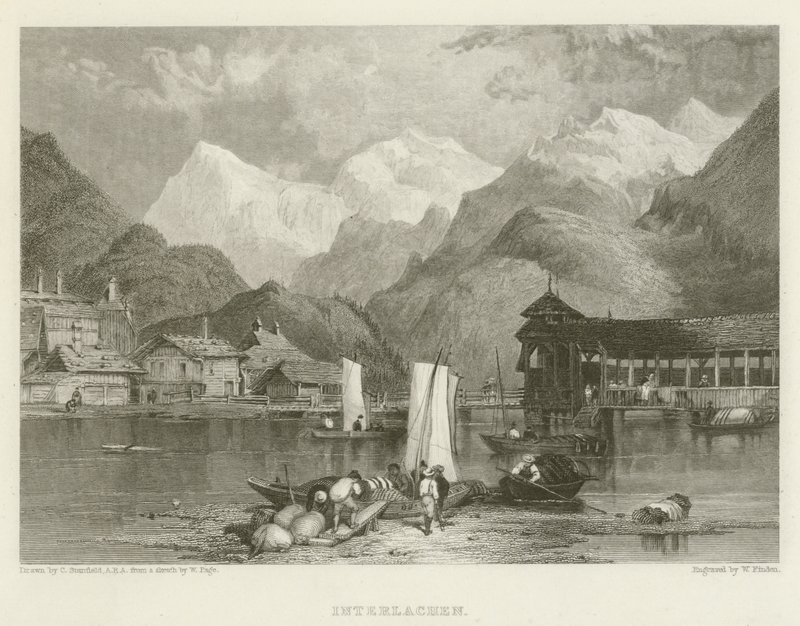 Interlaken door after C. Stanfield