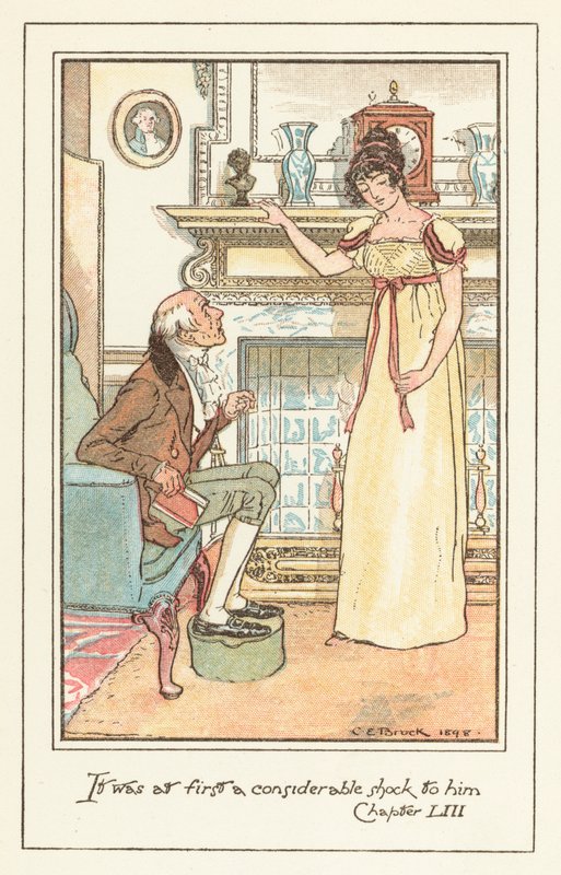 Illustratie voor Jane Austens Emma door after Charles Edmund Brock