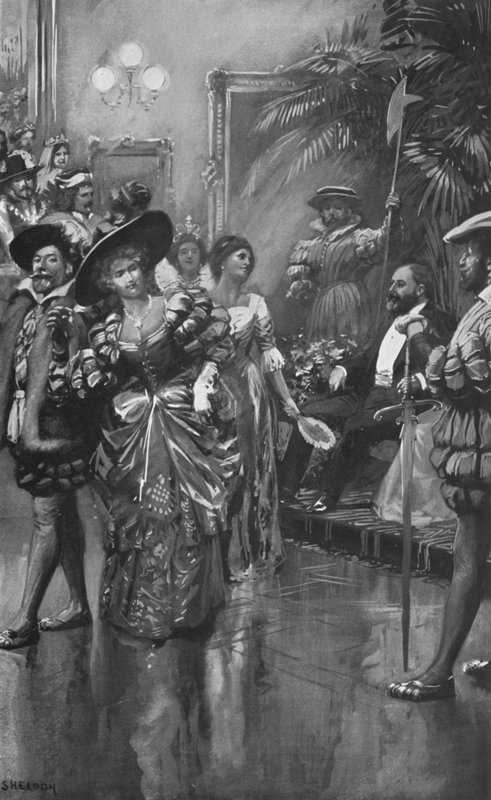 Verkleedbal van het Koninklijk Instituut van Aquarellisten, 19 mei 1885 door after Charles Mills Sheldon