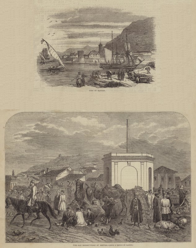 Schetsen van Kertch door after Denis Auguste Marie Raffet
