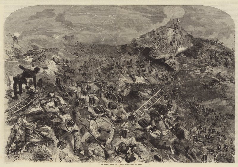 De aanval op de Grote Redan door after Edmond Morin