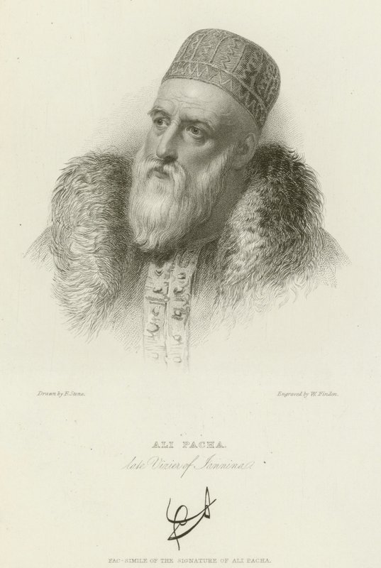 Ali Pacha, voormalige vizier van Jannina door after Frank Stone