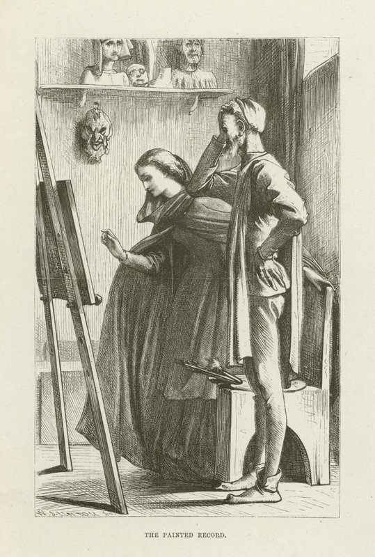Illustratie voor Romola door George Eliot door after Frederic Leighton