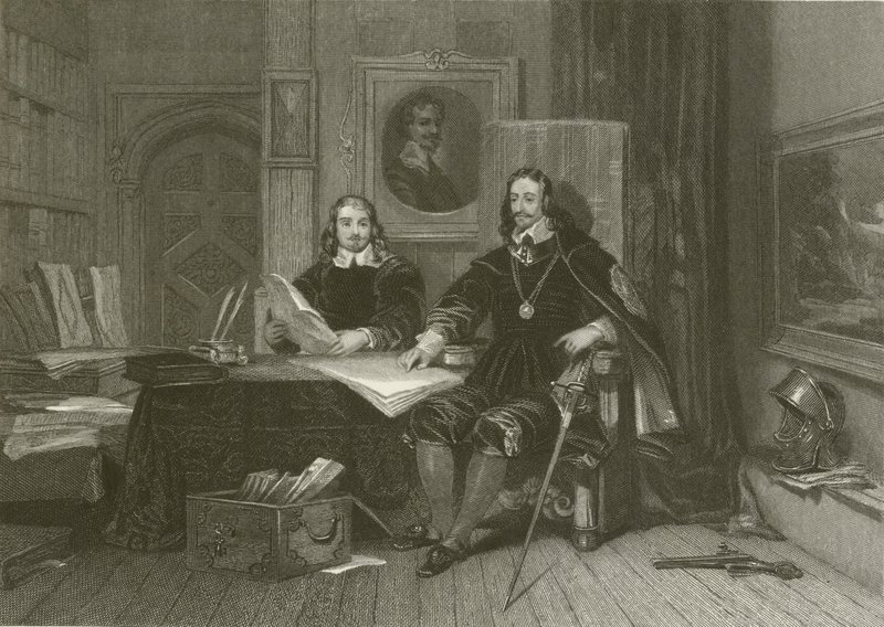 De koning en Hyde in Oxford door after George Cattermole