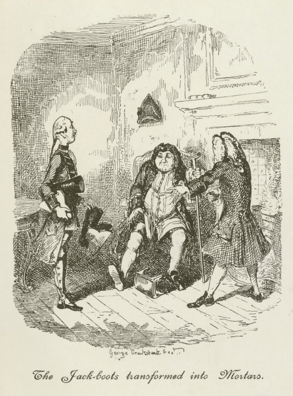 Illustratie voor Tristram Shandy door after George Cruikshank