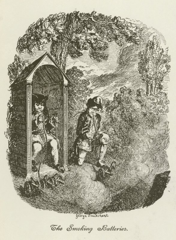 Illustratie voor Tristram Shandy door after George Cruikshank