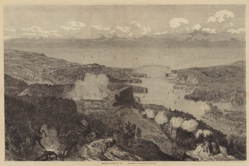 Sebastopol, aanval op de Malakhoff, 18 juni door Gustave after Dore