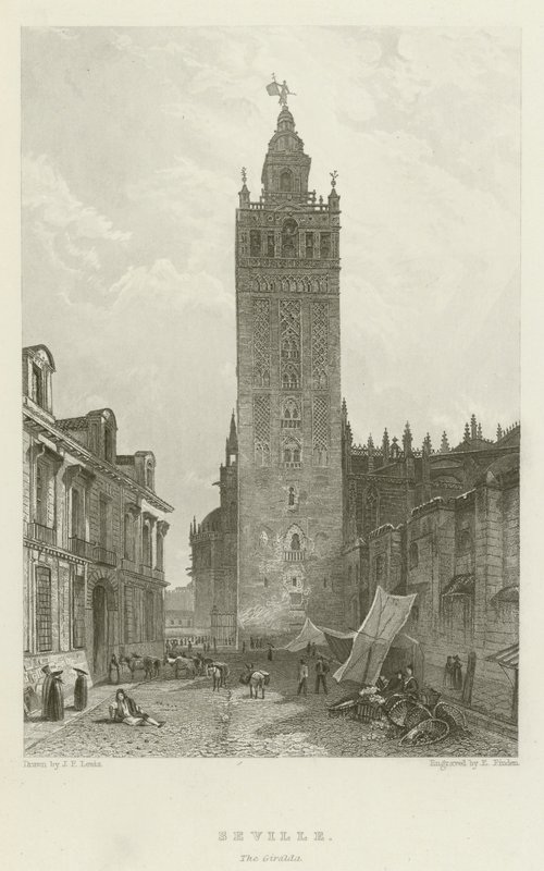 Sevilla, De Giralda door after John Frederick Lewis