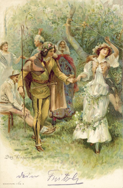 Illustratie voor Een Wintersprookje door after John Henry Frederick Bacon