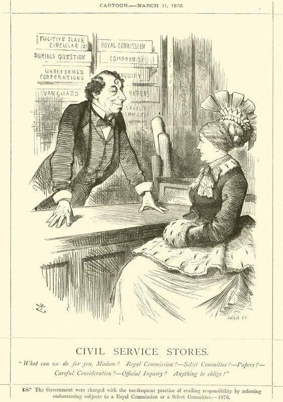 De Ambtenarenwinkels door after John Tenniel