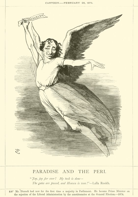 Paradijs en de Peri door after John Tenniel