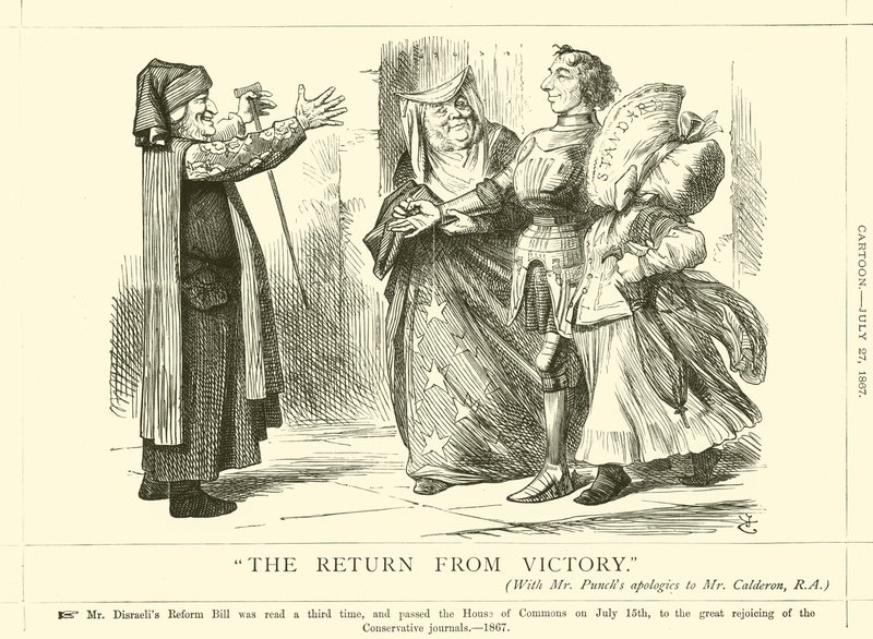 De Terugkeer van de Overwinning door after John Tenniel
