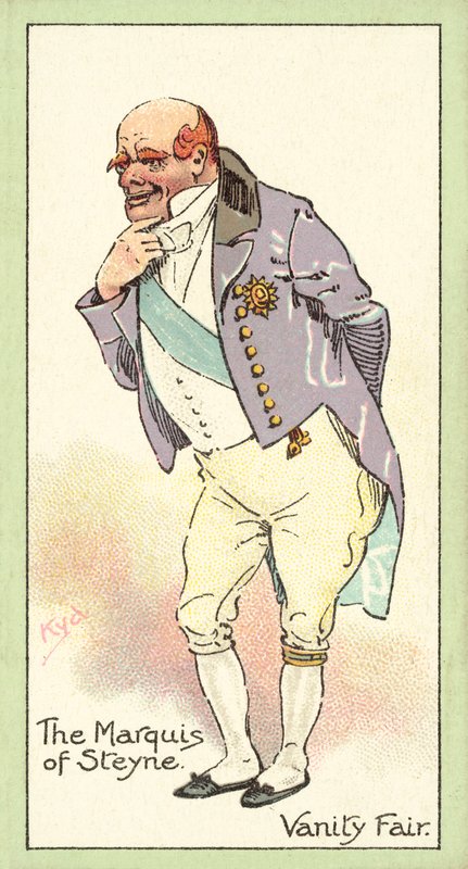 De Markies van Steyne, Vanity Fair (chromolitho) door after Joseph Clayton Clarke
