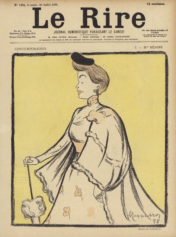 Illustratie voor Le Rire door after Leonetto Cappiello
