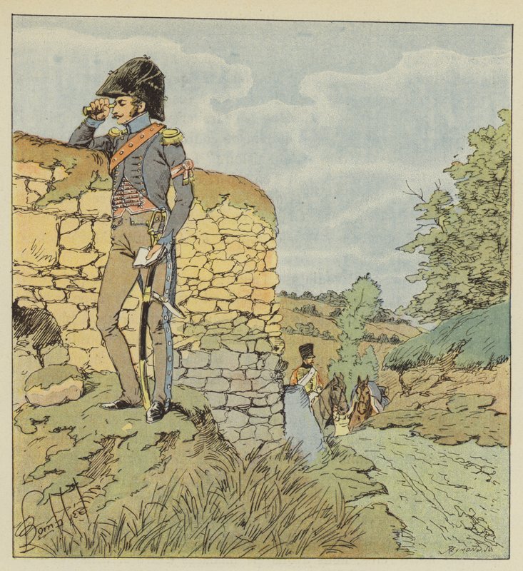 Adjudant van een divisiegeneraal door after Louis Charles Bombled
