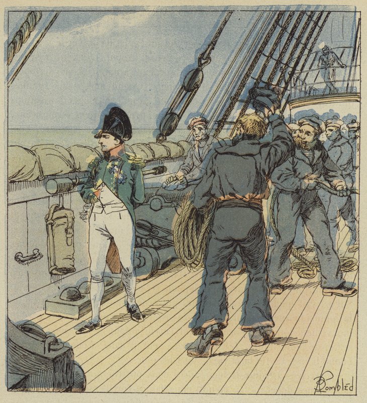 In de eerste tijden toonde de bemanning grote nieuwsgierigheid door after Louis Charles Bombled