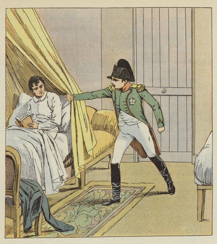 Ik zag een arm mijn gordijn met gezag openen door after Louis Charles Bombled