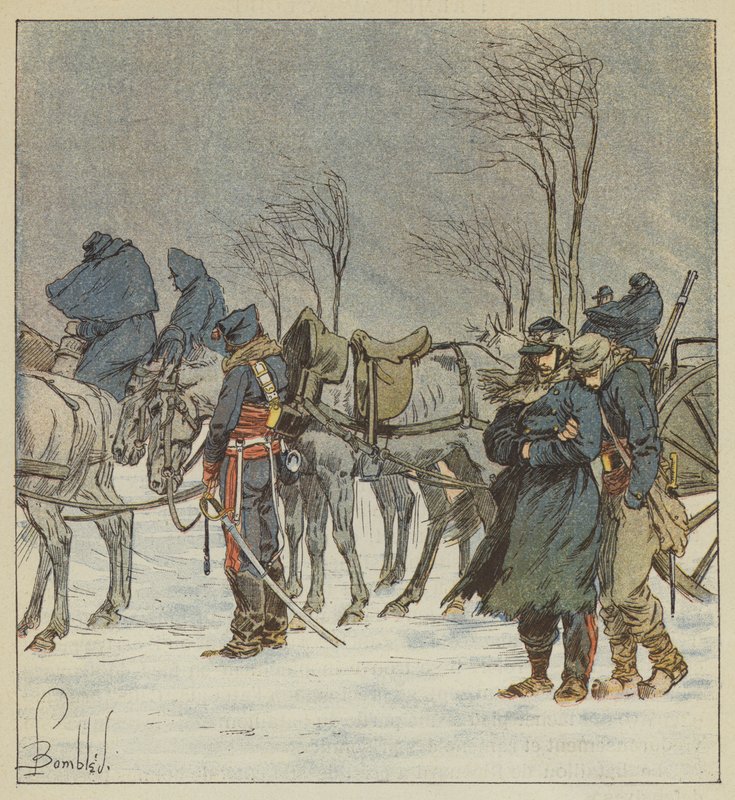 De artillerie van het 21e korps door after Louis Charles Bombled