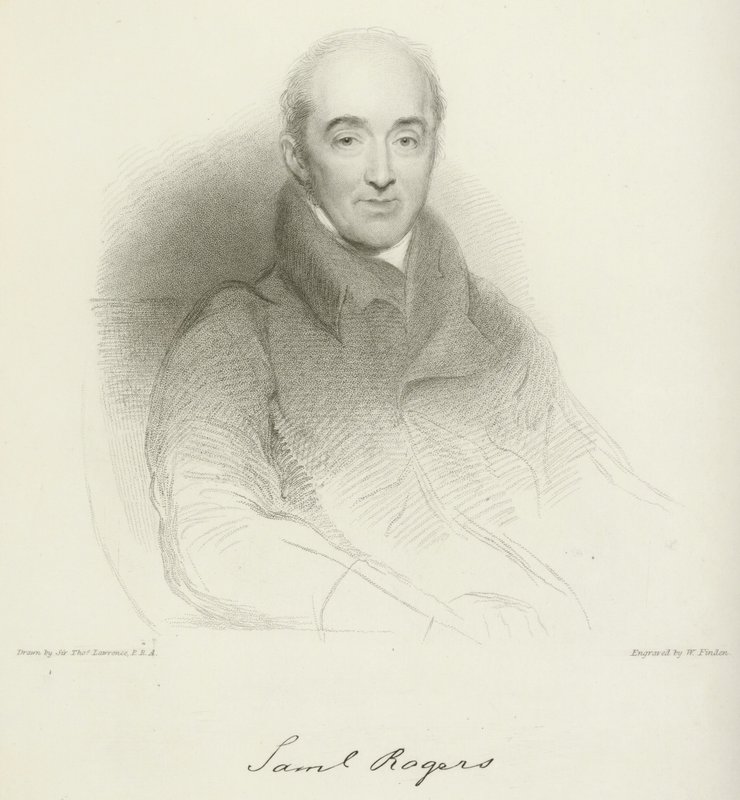 Samuel Rogers door after Thomas Lawrence