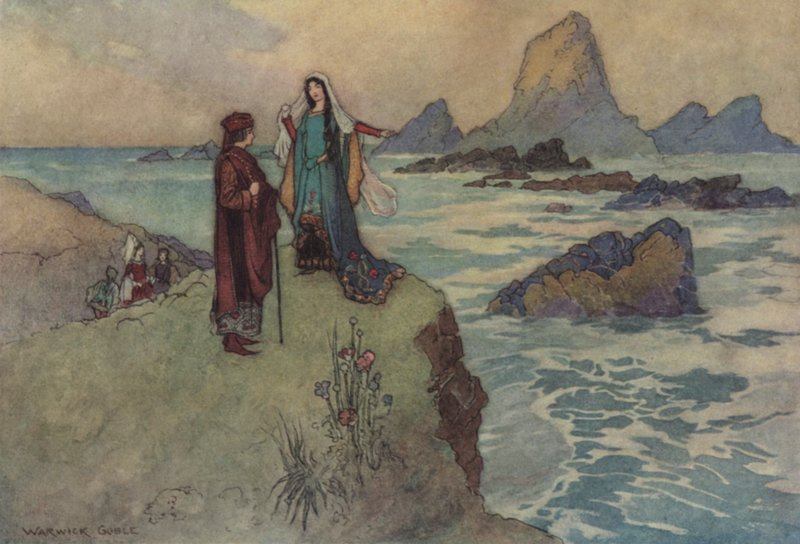Geoffrey Chaucer, Het Verhaal van de Vrijgezel door after Warwick Goble