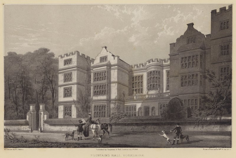 Fountains Hall, Yorkshire door after William Richardson