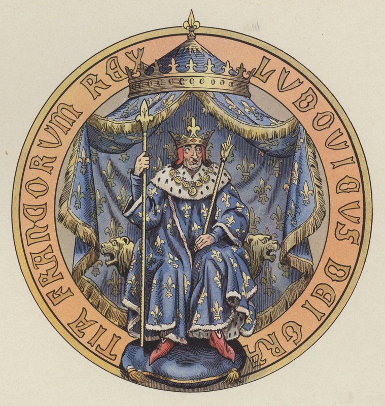 Lodewijk XI, koning van Frankrijk door pseudonym for Onfray de Breville Jacques Job