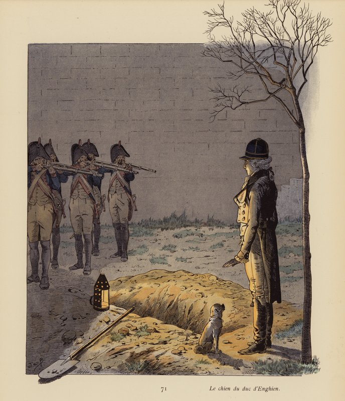 De hond van de hertog van Enghien door pseudonym for Onfray de Breville Jacques Job