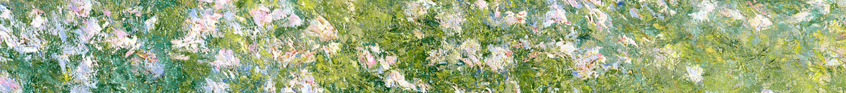 Lente-effect, Giverny, 1890 (Claude Monet), Detail: Blühende Blumenwiese