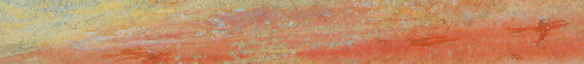 Luchtstudie (Joseph Mallord William Turner), Detail: Glühende Wolkenbänder