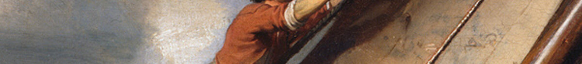 Christus in de storm op het Meer van Galilea, 1633 (Rembrandt van Rijn), Detail: Matrose am Tau