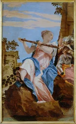 Allegorie op de vrede (schilderij op doek)