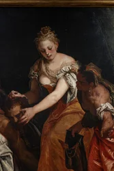 Judith met het hoofd van Holofernes (detail)