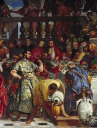 De bruiloft van Kana (detail)