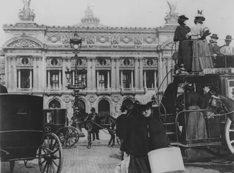 Een Omnibus op de Place de L