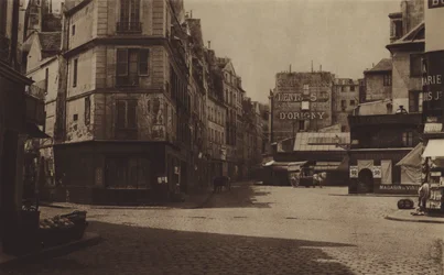 Het Carrefour Gozlin, nu boulevard Saint-Germain, was op de plaats van de Abbaye-gevangenis