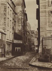 Rue Saint-Christophe in 1865, genomen vanaf de rue de la Cite