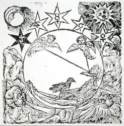 Allegorie van verrotting, uit Basile Valentine