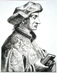 Portret van Sebastien Brant (ca. 1485-1521), uit 