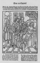 Het boek van Cirurgia door Hieronymus Brunschwig (litho)