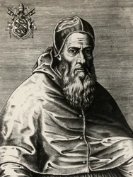 Portret van Julius III, geboren Giovanni Maria Ciocchi del Monte