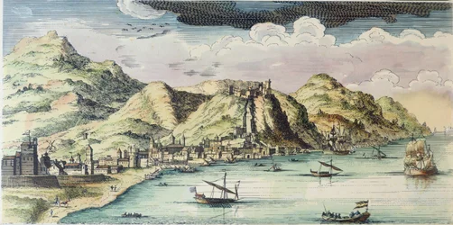 Uitzicht op de Stad Málaga, Spanje