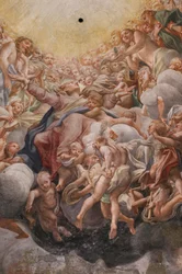 Maagd tussen Adam en Eva (detail)