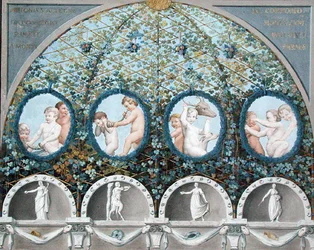 Ontwerp voor een Plafondfresco, gepubliceerd ca. 1780