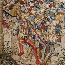 De Trojaanse Oorlog: De vernietiging van Troje, c.1470
