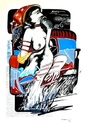 G. C. Riccardi, Leda met de zwaan, 1974, Italië